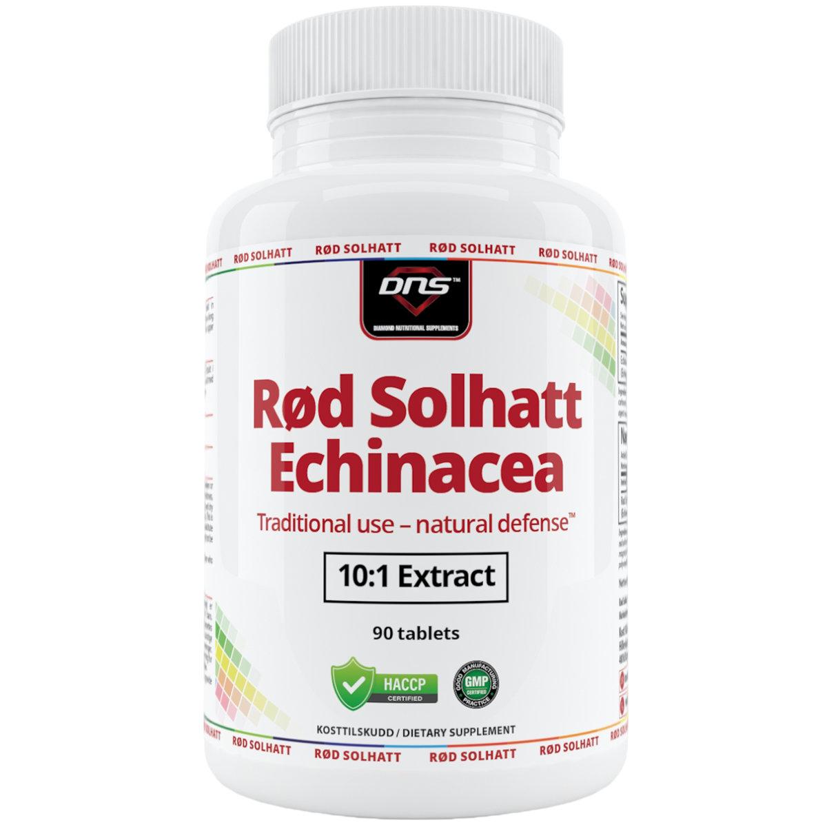 Rød Solhatt Echinacea - 90 tabletter - Kost1 Kosttilskudd AS